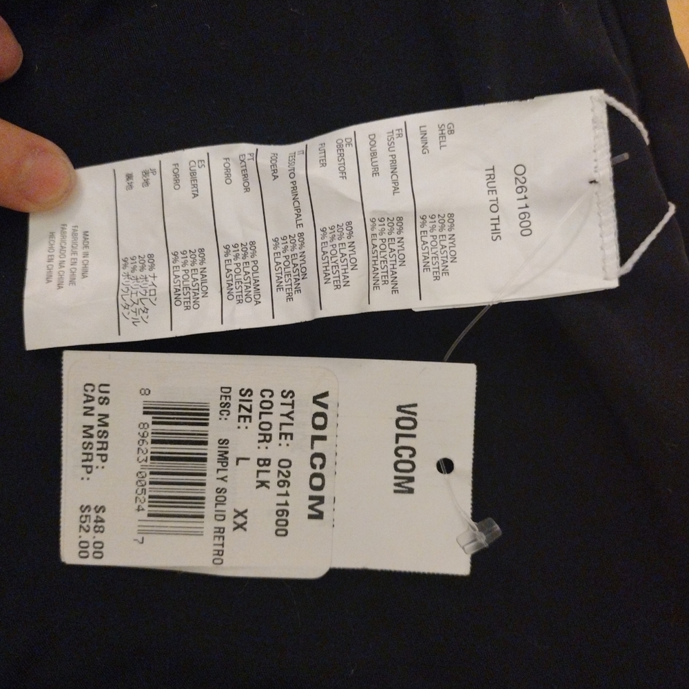 volcom bathing suit size large and xxl new with tags - Picture 4 of 4